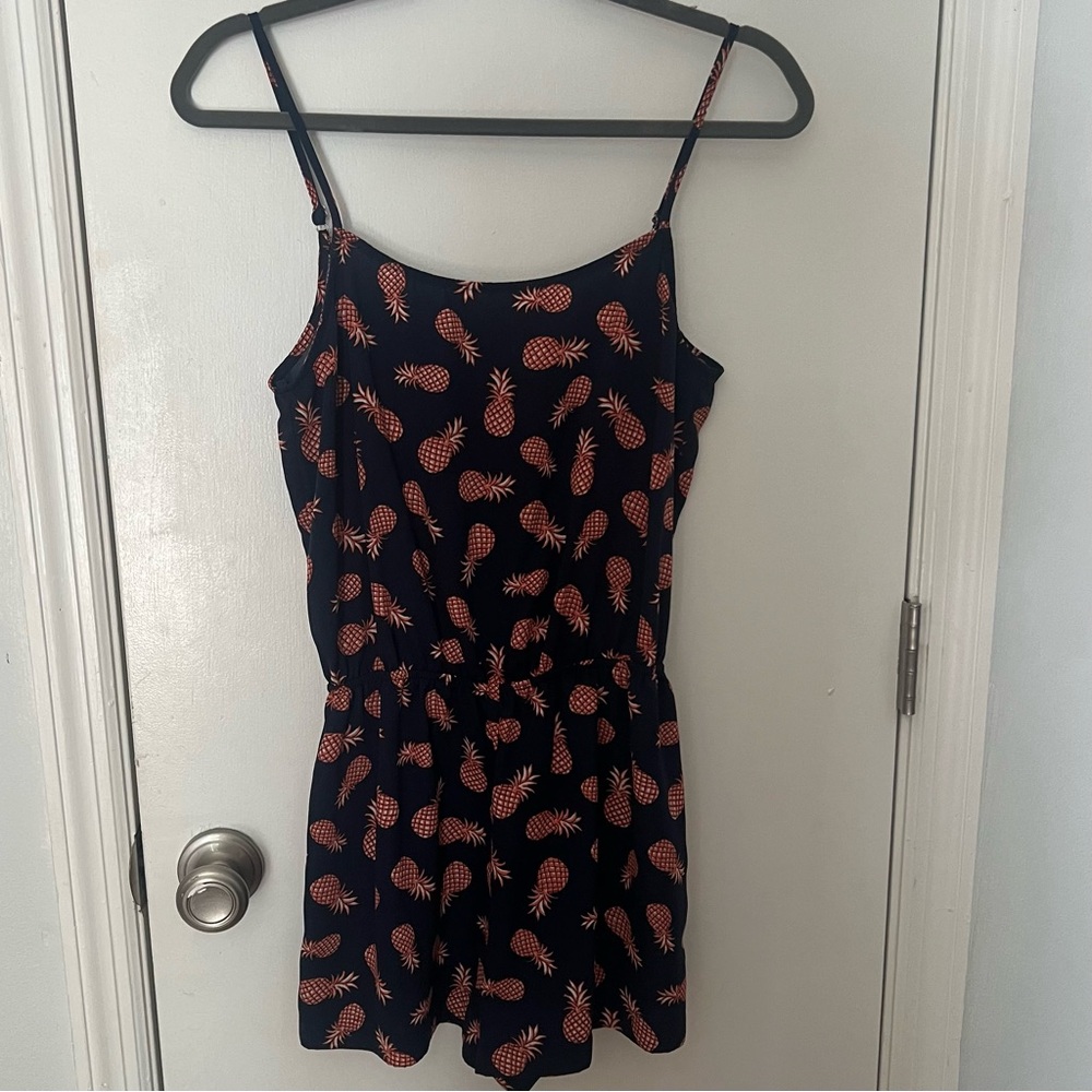 Women’s Pineapple Print Romper